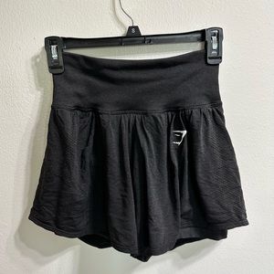 Gymshark 2 in 1 shorts, black, size S